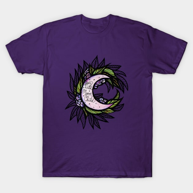 Stay Wild Moon Child T-Shirt by bubbsnugg